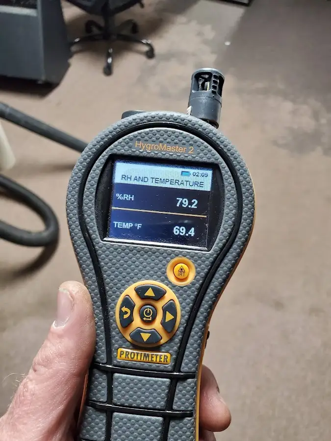Moisture meter humidity assessment for Mold Remediation & Removal in Wapakoneta